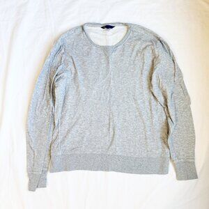 Gap Heather Gray Crewneck Long Sleeve Sweater Size M